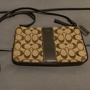 Coach Tan Brown Small Crossbody Bag – Like New